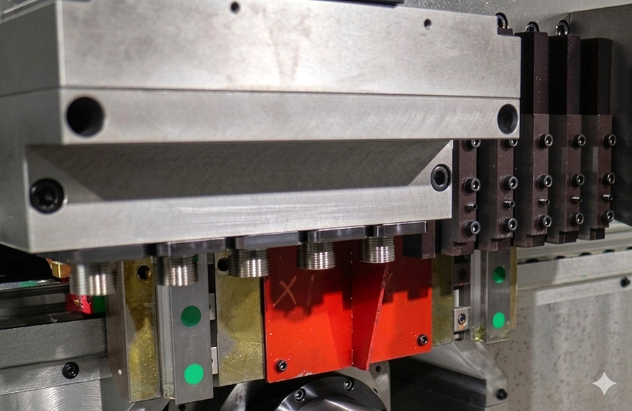 Multi-Station Live-Tooling für CNC-Drehmaschinen in der Präzisionsbearbeitung komplexer Metallteile - 5.
